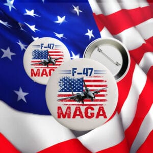 Impeach 47 F-47 Button – Anti-Trump Parody Pin