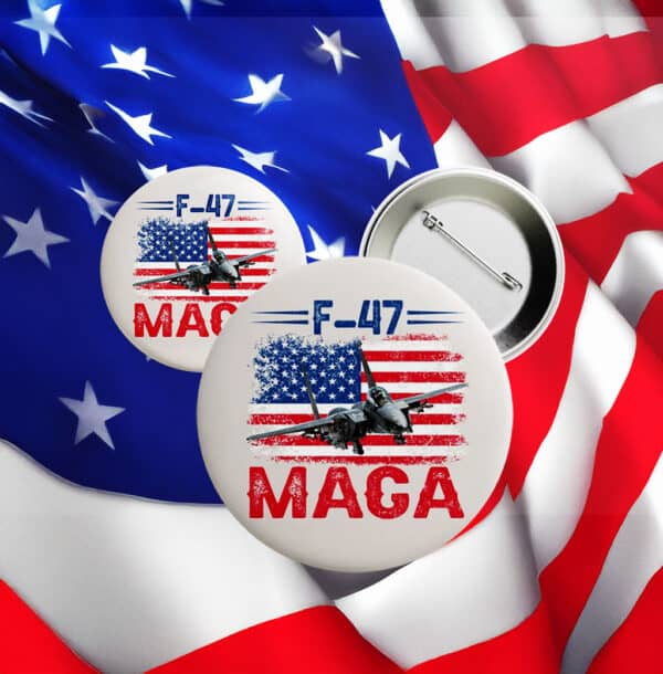 Impeach 47 F-47 Button – Anti-Trump Parody Pin