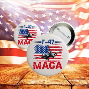 Impeach 47 F-47 Button – Anti-Trump Parody Pin