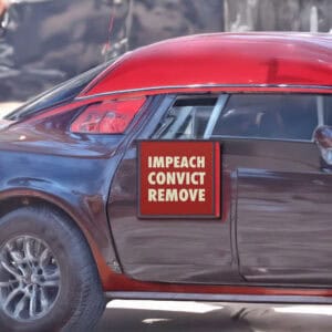 Impeach Convict Remove Car Magnet
