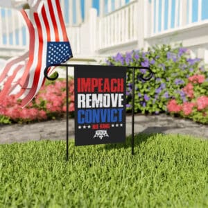 Impeach Remove Convict Flag – Anti-Trump Political Protest Banner