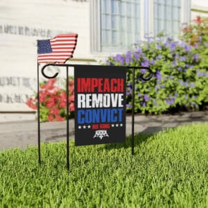 Impeach Remove Convict Flag – Anti-Trump Political Protest Banner