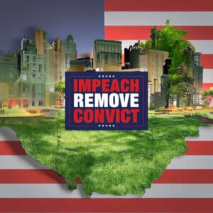Impeach Remove Convict Protest Sign, Anti Trump Anti Musk