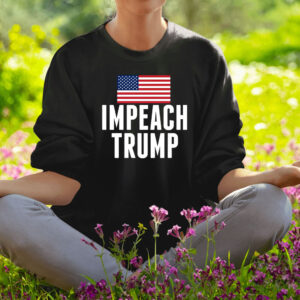 Impeach Trump T-Shirt – Bold Anti-Trump American Flag Design