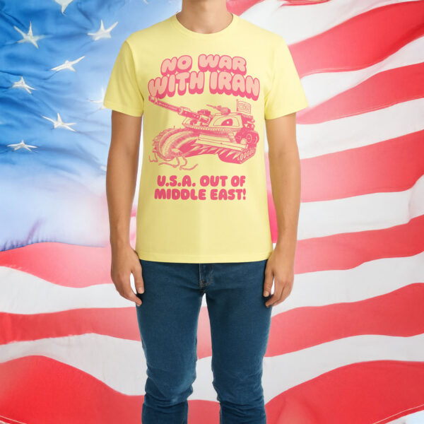No War with Iran – USA Out of the Middle East Protest T-Shirt