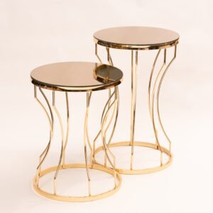 Luxury Gold Nesting Side Tables
