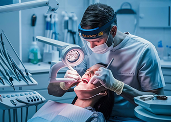 Dental implant surgery for missing teeth at Dr. Lokesh Implants and Dentistry.