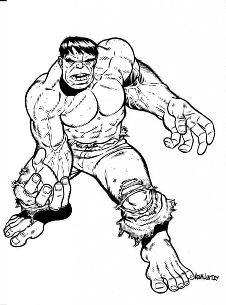 Dibujos de Hulk