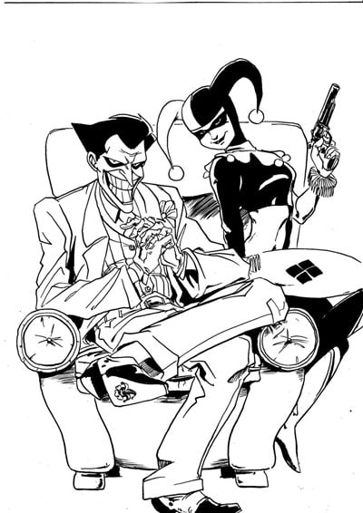 Dibujos Faciles para Pintar Joker 