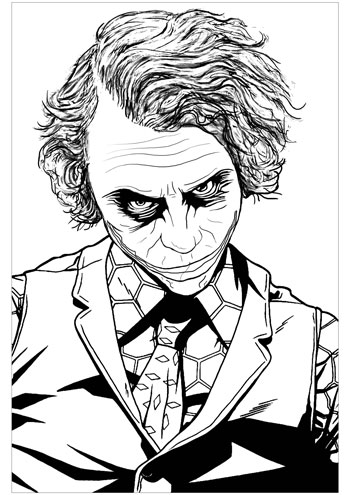 Dibujos Faciles para Pintar Joker 