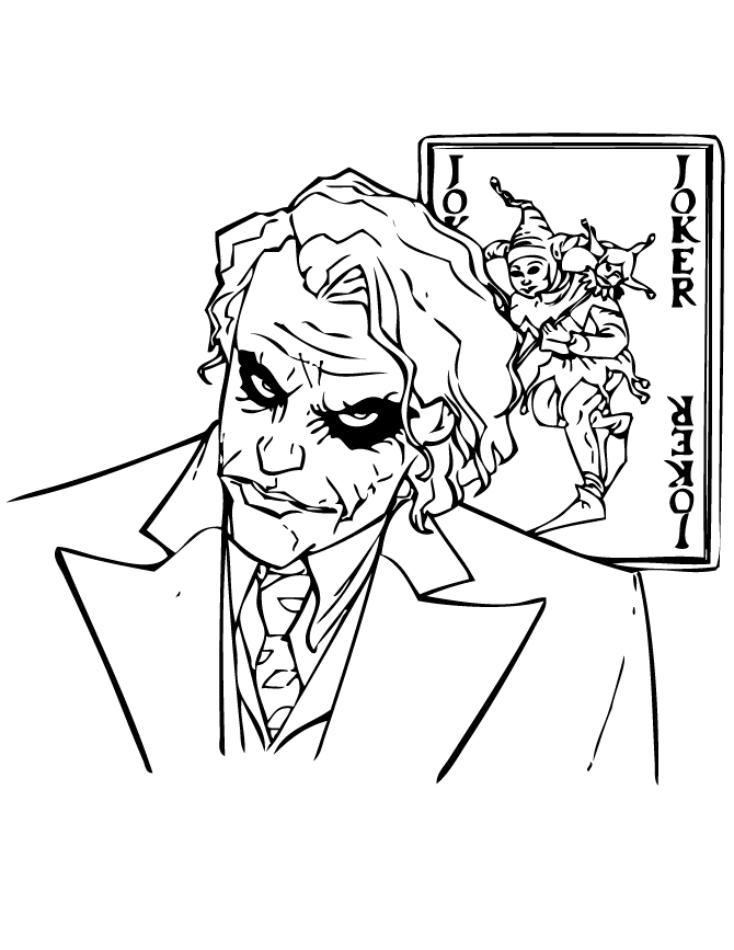 Dibujos Faciles para Pintar Joker 