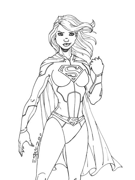 Dibujos de Supergirl