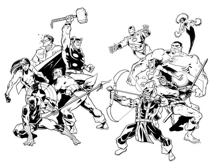 Dibujos de Los Vengadores