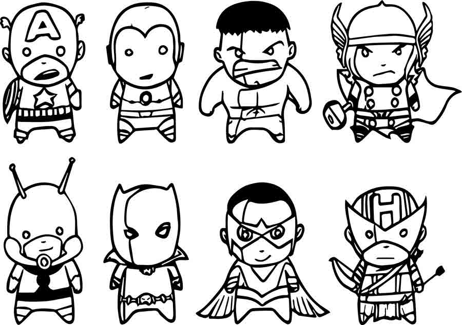 Dibujos de Los Vengadores
