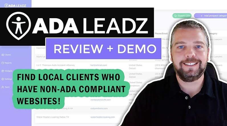 ADA Leadz Review & Demo: ADA Lead Generation & Audit With ADA Leadz