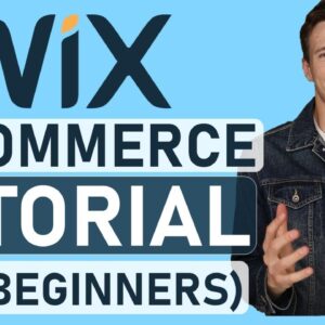 Wix Online Store Tutorial (Create a Professional eCommerce site) - Digital & Physical Items