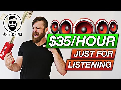 Earn $35 An Hour Just Listening (Get Paid To Transcribe)