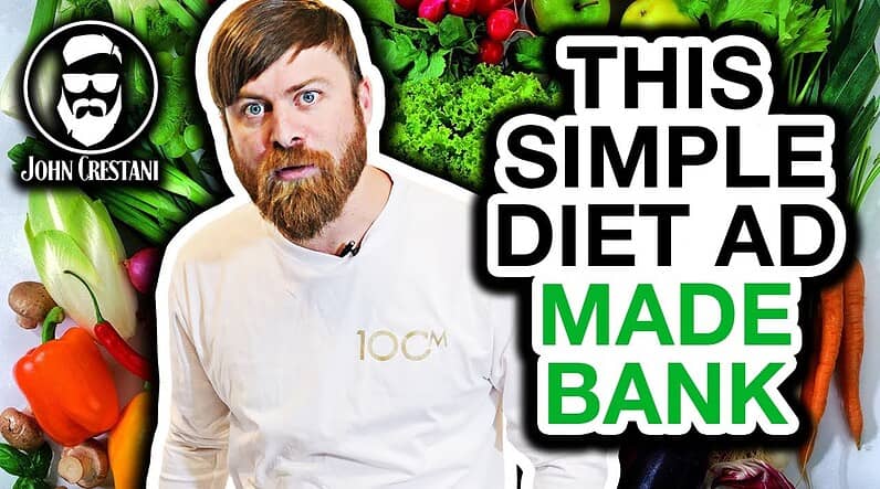 Google Display Affiliate Diet Ad Analysis (This Weird Ad Made BANK!)