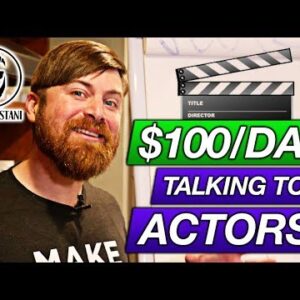 Make $100 A Day Talking To Actors (400,000+ Potential Customers)