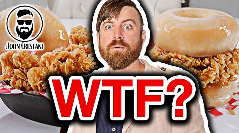 Millionaire Reacts To KFC Donut Sandwich TV Ad