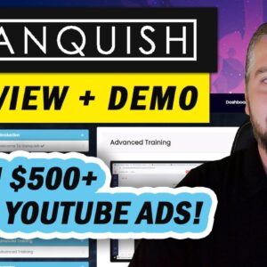 Vanquish Review & Demo: YouTube Ads + Software - Vanquish Review