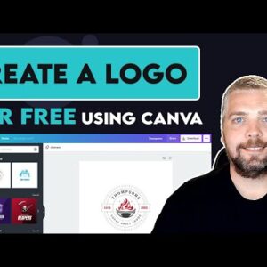 How To Make a Logo For Free Using Canva | Step by Step Tutorial