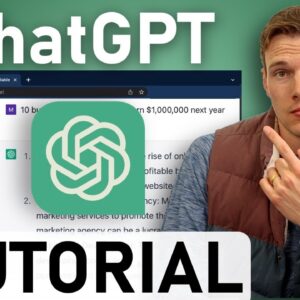 Complete ChatGPT Tutorial - [Become A Power User in 30 Minutes]