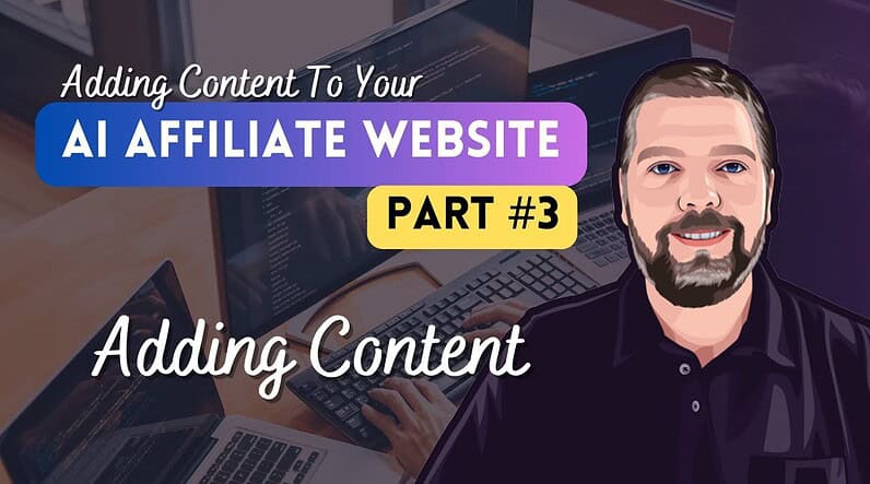 How To Add AI Content To Your Affiliate Website