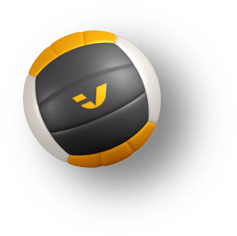 Balón de vóley indoor en colores gris, amarillo y blanco, ideal para entrenamientos y partidos en Rosario.