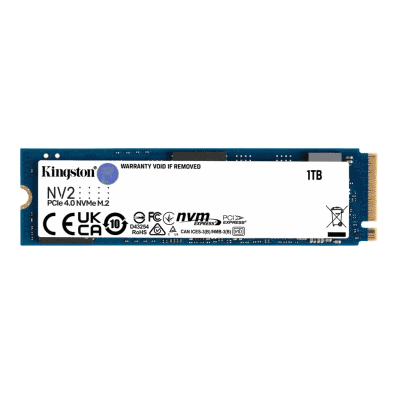 NVMe SSD drive Kingston 1TB PCIe 4.0 for high-speed data storage and performance. Perfect for gaming, professional, and everyday computer use. Durable, reliable, and affordable.