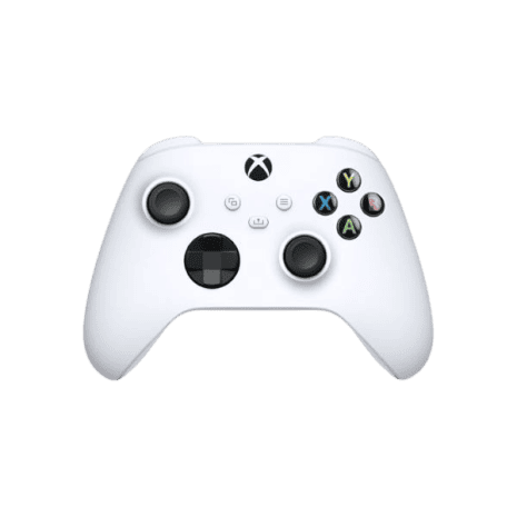 Xbox gaming controller in white, highlighting gaming console accessories and innovations for affordable gaming entertainment.