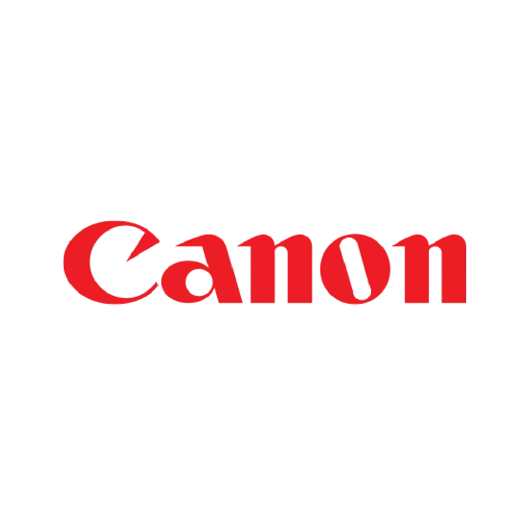 Canon logo on a white background, representing the brand's innovation and affordable imaging technology for South African consumers.