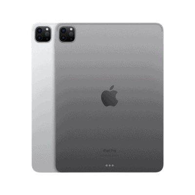 High-quality image of an Apple iPad Pro with a sleek silver finish, showcasing innovative technology and premium design for enhanced productivity and creativity.