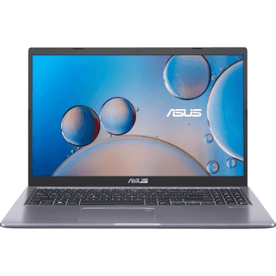 ASUS laptop with vibrant display featuring oil bubble pattern, ideal for innovative tech solutions and affordable computing in South Africa.