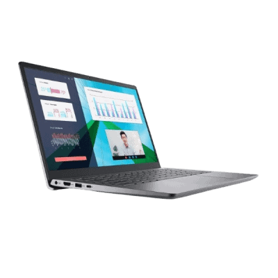 Laptop displaying analytics and video conferencing for modern business solutions in South Africa.