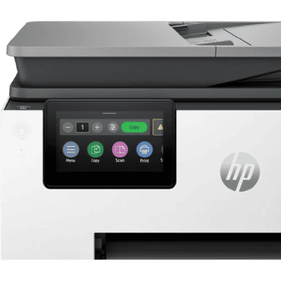 High-quality HP multifunctional printer with touchscreen interface, ideal for affordable business printing, copying, scanning, and printing solutions by InfoplayNet.
