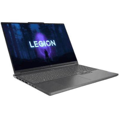 High-performance gaming laptop featuring Lenovo Legion branding, ideal for gamers seeking powerful hardware and immersive gameplay experiences. Perfect for multitasking and entertainment.