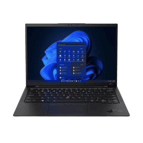 Laptop with Windows 11 operating system on screen, modern business computer, sleek design, thin bezels, ideal for professional and educational use in South Africa.