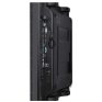 High-resolution rear view of a modern flat-screen TV showcasing connectivity ports and power input, emphasizing affordable and innovative AV technology solutions for businesses and home entertainment.