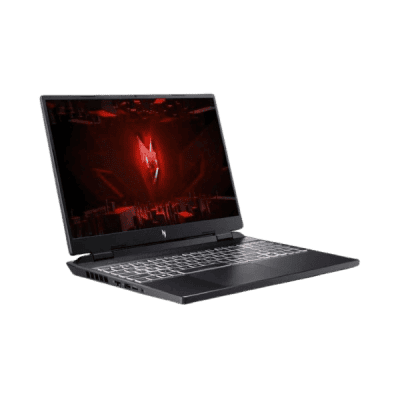 Gaming laptop with high-performance specifications, suitable for gaming and professional work, featuring a sleek design and vibrant display.