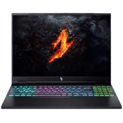 High-performance gaming laptop with vibrant RGB keyboard and blazing fast graphics, perfect for gamers seeking innovation and affordability.