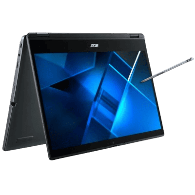 Acer 2-in-1 convertible laptop with touchscreen and stylus, ideal for innovative digital solutions.