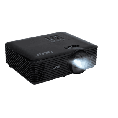 Acer multimedia projector for business and education use, offering high-quality projection and affordability, ideal for presentations and entertainment.