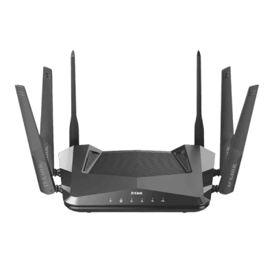 Wi-Fi router with multiple antennas, high-speed internet device for reliable connectivity, suitable for homes and offices.
