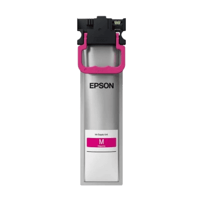 Epson magenta ink supply cartridge for printing solutions, compatible with inkjet printers, affordable and reliable for high-quality colour printing.