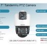 7-inch TandemVu PTZ Camera for Security Surveillance, featuring 4MP resolution, 200m IR distance, built-in speaker, and 30m white light for comprehensive security coverage.