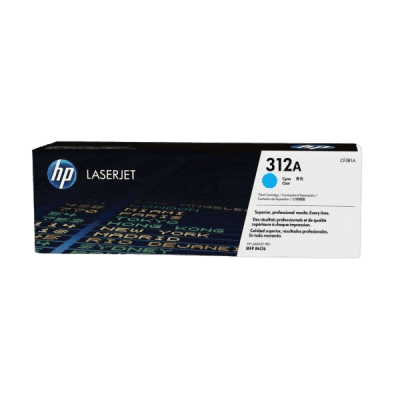 HP LaserJet 312A cyan toner cartridge for high-quality professional printing solutions in South Africa.