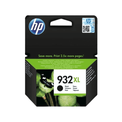 HP 932XL Black Ink Cartridge for high-quality printing, compatible with HP printers, affordable ink solution, reliable ink supply, durable cartridges for home and office use.