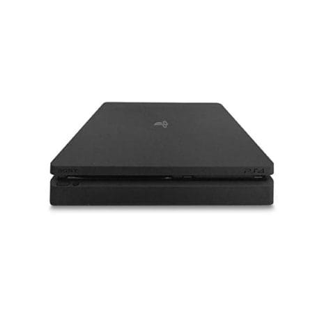 PlayStation 4 console in black, modern gaming entertainment device for immersive gaming experiences in South Africa.