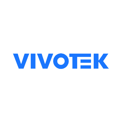 VIVOTEK logo on a light blue background, representing advanced security camera and surveillance solutions for innovative and affordable security technology in South Africa.